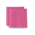Fade blooming, set 2 tovaglioli cm 41x41 in puro cotone