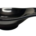 Pami coppetta ovale set 6 nero melamina 11x8x3,1 cm