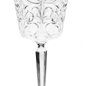 Rcr Tattoo mixology, set di 6 calici da vino cl 29 eco-crystal glass luxion®