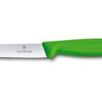 Victorinox coltello spelucchino Verde lama liscia cm 10