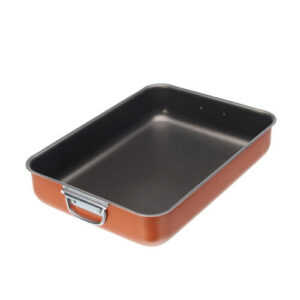 Moneta Zecchino, lasagnera, teglia alta cm 40x28 antiaderente