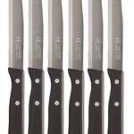 Bonomi Luxury set 6 pezzi coltelli manico antracite