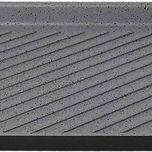 Tognana italika, bistecchiera grill cm 35x25 in alluminio,qualità extra