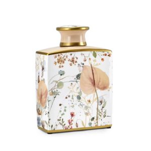 Fade jasmine, bottiglia cm 19x27, in fine porcellana