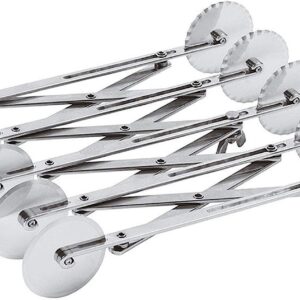 Eva, tagliapasta multiplo professionale 10 rotelle, acciaio inox