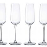 Bormioli rocco convivium, Set 4 calici flute 30 cl in vetro