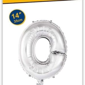 Rocca fun factory, palloncino lettera O argento minishipe 14 - 35 cm 1 pz