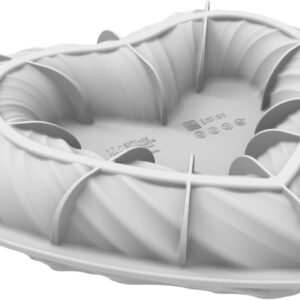 Silikomart Heartbeat stampo cuore cm 25x22 in silicone, qualità professionale