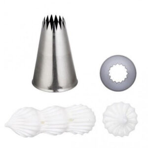Thermohauser stella francese ø 4 mm 9 denti in acciaio inox per sacca a poc