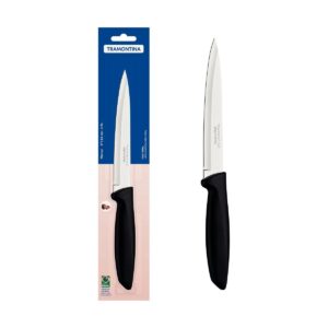 Tramontina Plenus coltello multiuso cm 15,5 lama acciaio manico polipropilene nero