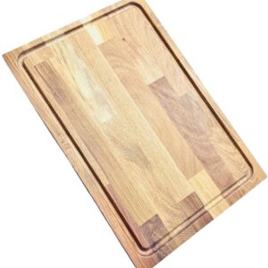 Euroceppi tagliere in legno di Rovere, cm 45x30x4, professionale