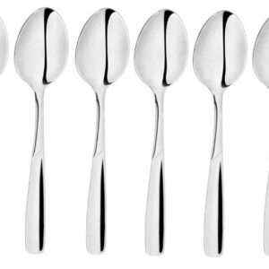 Abert Ischia, set 12 cucchiaio moca acciaio 18/c spessore 1,2 mm nickel free