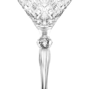 Rcr Melodia, set 6 calici martini 21 cl, in fine cristallo