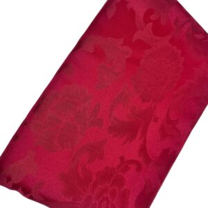 Wieser Orchidea, Jacquard bordeaux, tovaglia cm 145x145, antimacchia