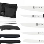 Icel Set 10 pezzi, valigia cuoco completa di coltelli, prodotto professionale