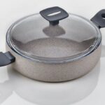 Moneta Mammola stone, tegame con coperchio cm 28
