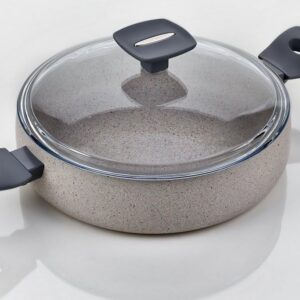 Moneta Mammola stone, tegame con coperchio cm 28