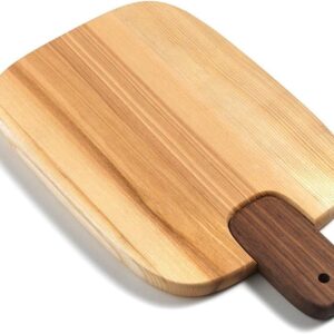 Mopita Novecento, tagliere in legno rettangolare, con manico