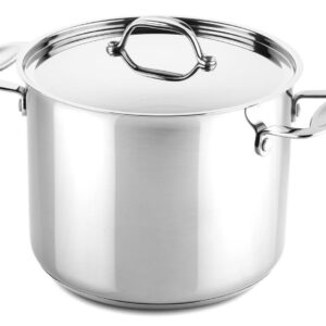 Mepra glamour diamond, pentola con coperchio 22 cm, in acciaio inox adatto ad induzione