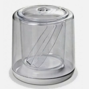 Omada, secchiello ghiaccio bianco da 1,6 litri con pinza e coperchio happy drink