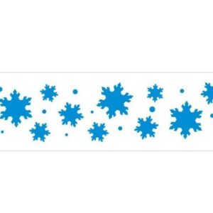 Decora stencil Frozen Star, plastica, trasparente, 7x30 cm