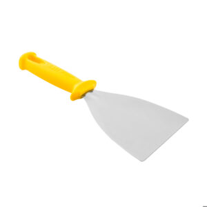 Lilly codroipo spatola triangolo cm 10 x 24, professionale acciaio inox