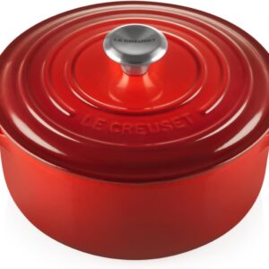 Le Creuset Evolution Ciliegia, Cocotte rotonda in ghisa 24 cm con Coperchio