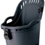 Stefanplast Helpy Cart, carriola grigio ferro lt 50