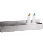 Tablecraft speed rail cm 56 per bottiglie, da parete in acciaio inox, prodotto professionale