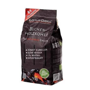 Lotusgrill carbonella di legno di faggio da 1 kg per grill