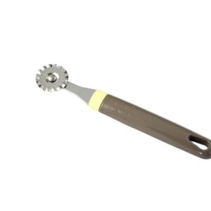 Svanera rotella cm 3,3 tagliapasta in acciaio inox, piccolo manico plastica