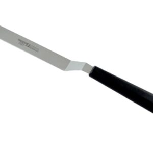 Svanera, spatola flessibile a ginocchio piegata cm 14,5 in acciaio inox con manico in nylon