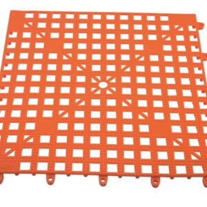 The bars poggia bicchiere cm 32x32 arancio, modulare in plastica