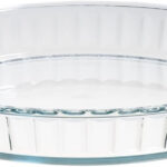 Simax stampo basso cm 28 per crostata, quiche, in vetro da -40°+300°