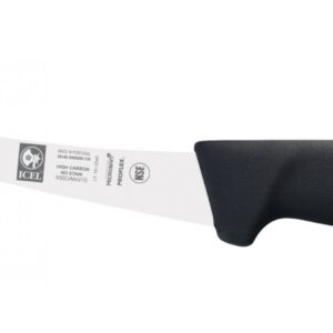 Icel coltello disosso curvo cm 15 lama liscia, qualità professionale