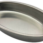 Cacciatori pirofila professionale ovale cm 30x18 h6 in acciaio inox 18/10