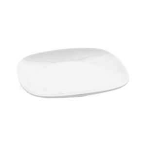 Gural mimoza piatto 27cm in porcellana bianca