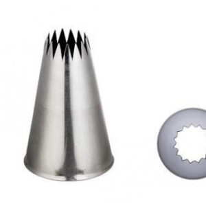 Thermohauser stella francese ø 12 mm 15 denti in acciaio inox per sacca a poc