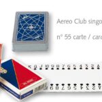 Mazzo di carte Poker Mignon Patience blu Dal Negro 55 carte