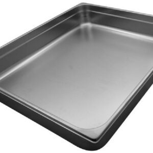 Pentole Agnelli bacinella GN 2/1, cm 65x53 h6,5 acciaio inossidabile professionale