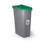Stefanplast eco system verde pattumiera per differenziata da 25lt con ferma sacco