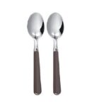 Excelsa cucchiaini Trendy caffè acciaio inox grigio 2 pezzi