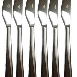 Gnali futura, set 12 coltello tavola, acciaio inox qualità extra