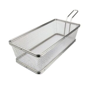 Ilsa mini cestino cm 21x11, per fritture quadrato, acciaio inox prodotto professionale