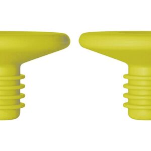 Viceversa, set 2 tappi champagne silicone, verde