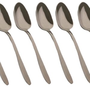 Gnali dora, set 12 cucchiaio caffè, in acciaio 18/c no nikel