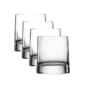 Luigi bormioli veronese, set 4 bicchieri da whisky cl 26