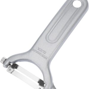Westmark quick pelaverdure- pela-asparagi, lama curva in acciaio inox, in alluminio