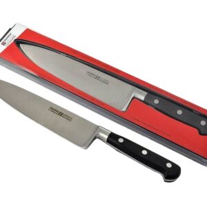 Svanera coltello da cucina cm 20 ,in acciaio forgiato manico rivettato in pom, qualità extra