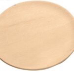 Panetta piatto piano ø 25 x 2.5 in legno di faggio stagionato